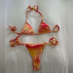 tie-dye bikini set